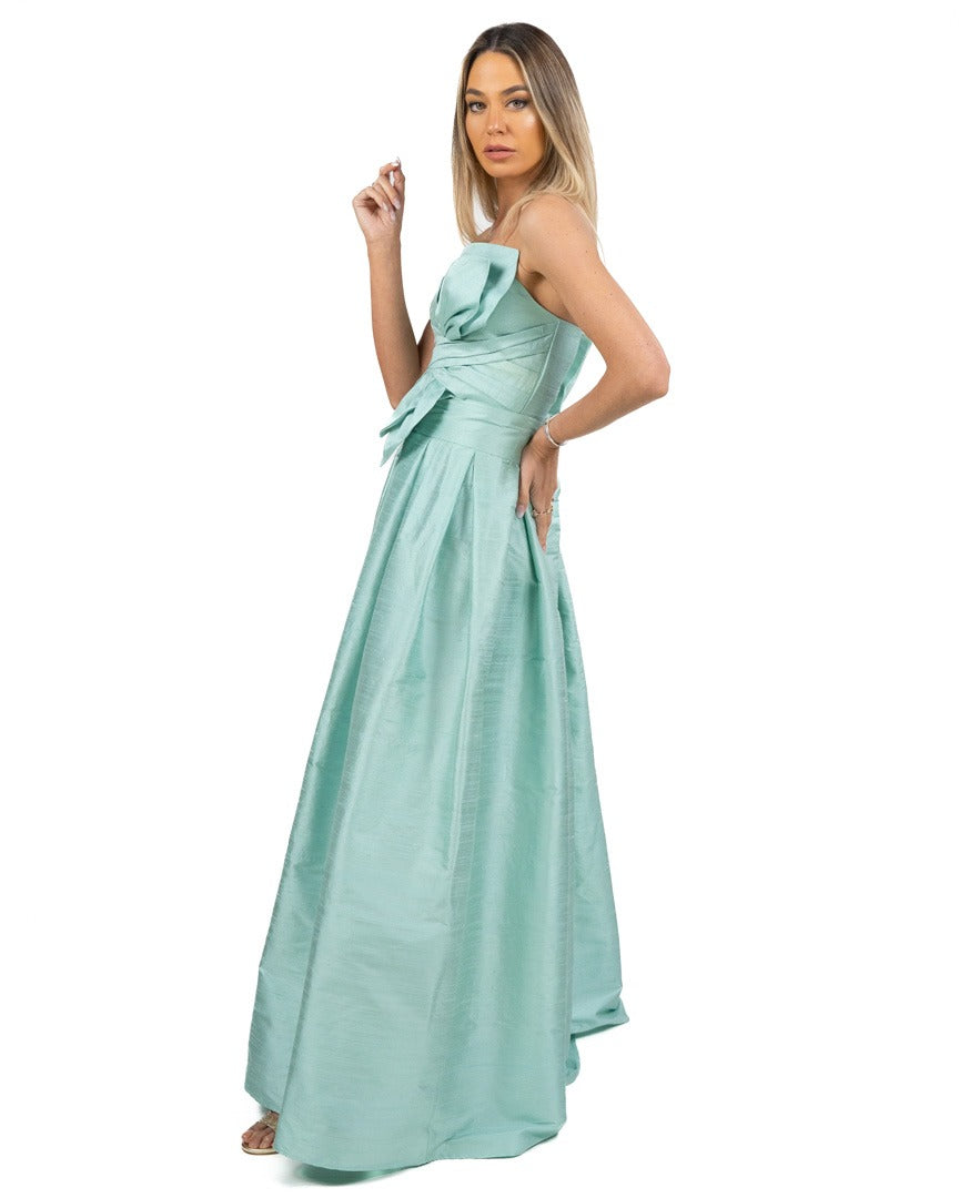 BERTI MODE COLLECTION - Abito Sartoriale Verde Acqua