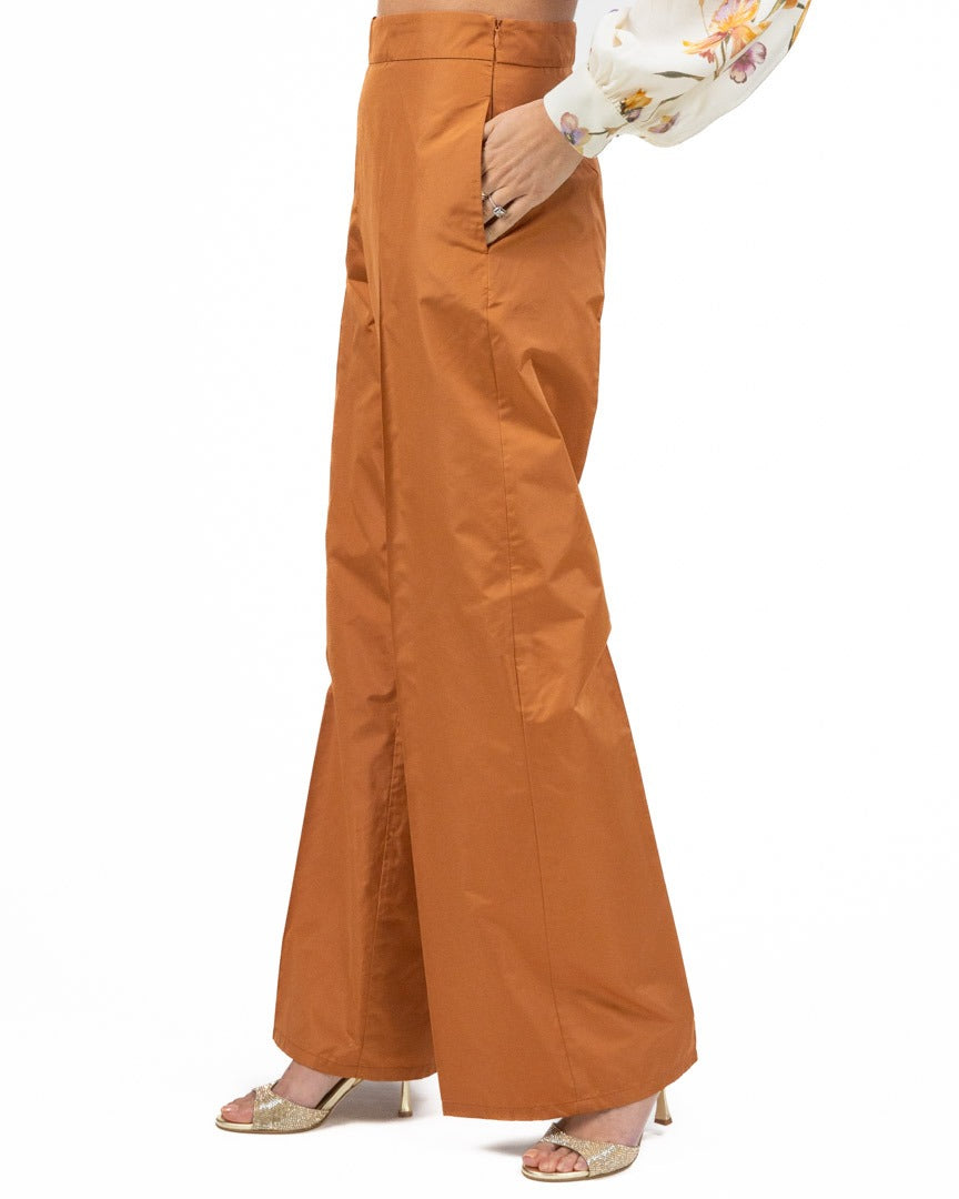 PENNYBLACK - Pantaloni a palazzo in taffettà