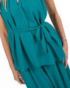 PENNYBLACK - Top halterneck in georgette con cintura coordinata