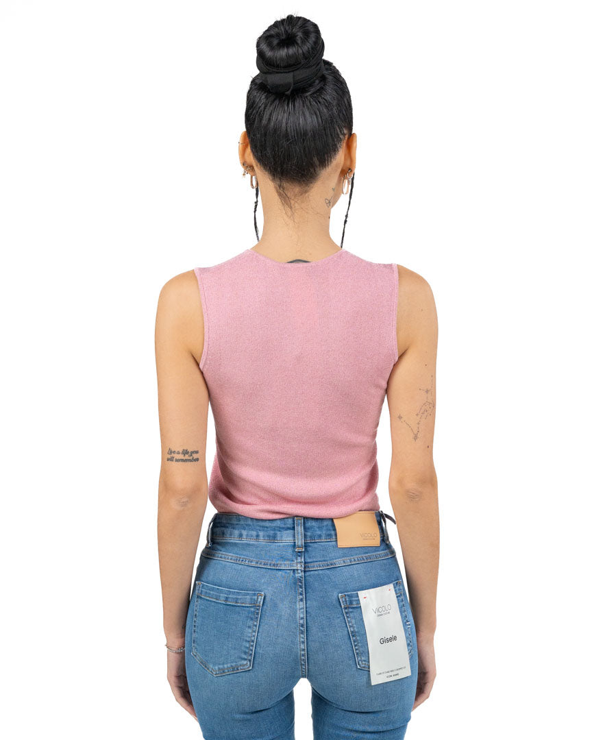 PENNYBLACK - Top in maglia lamé