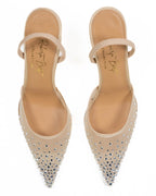 ROBERTO BERTI COLLECTION - Scarpe Decollete Trasparenti con Brillantini