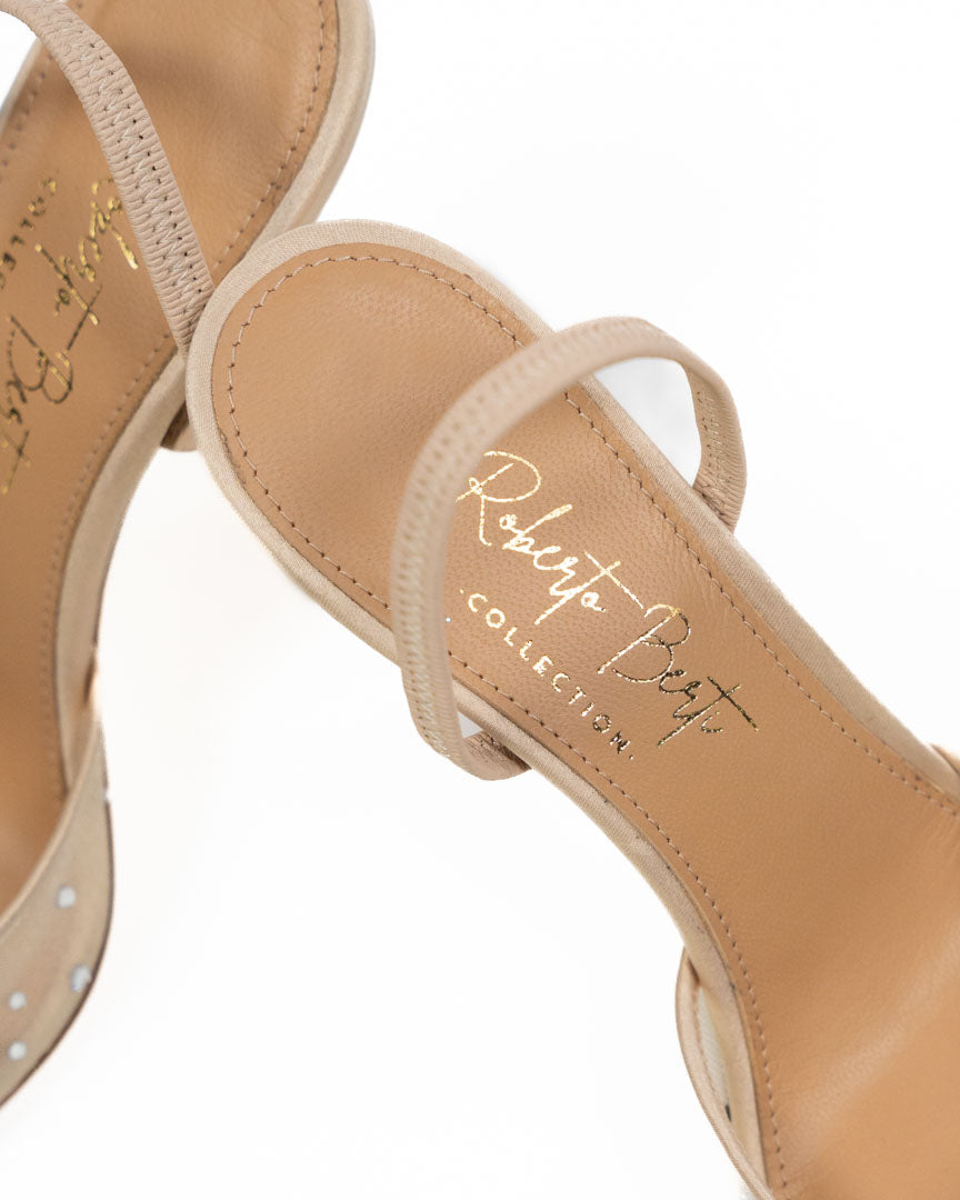 ROBERTO BERTI COLLECTION - Scarpe Decollete Trasparenti con Brillantini