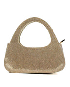 BERTI MODE COLLECTION - Borsa a Mano Scintillante con Strass - Pixie Bag Elegante da Sera