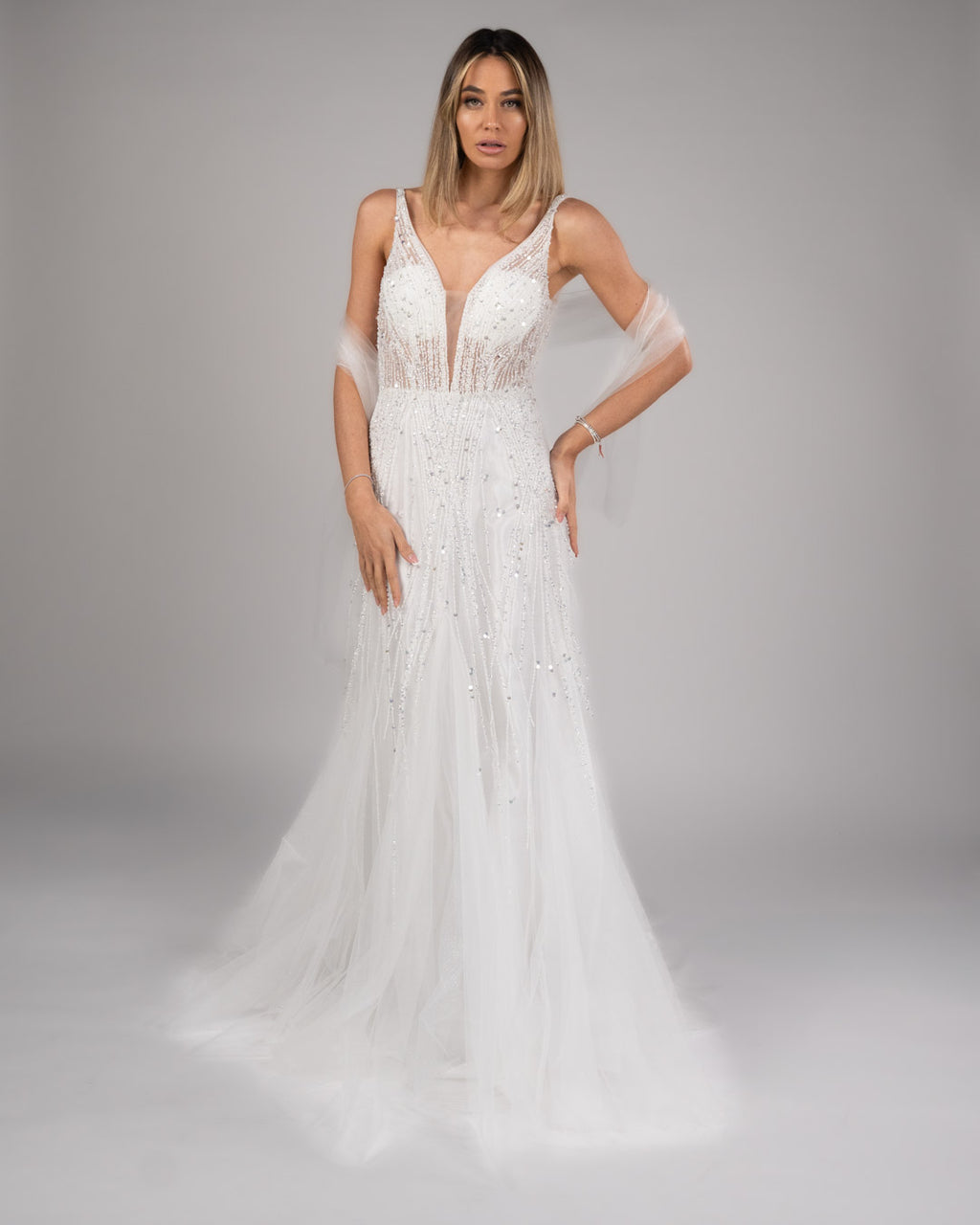 BERTI MODE COLLECTION - Abito da sposa bianco