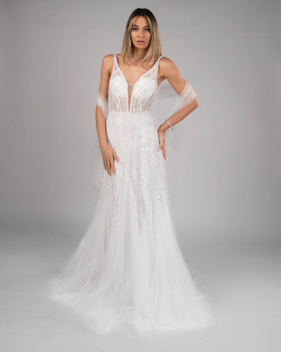 BERTI MODE COLLECTION - Abito da sposa bianco