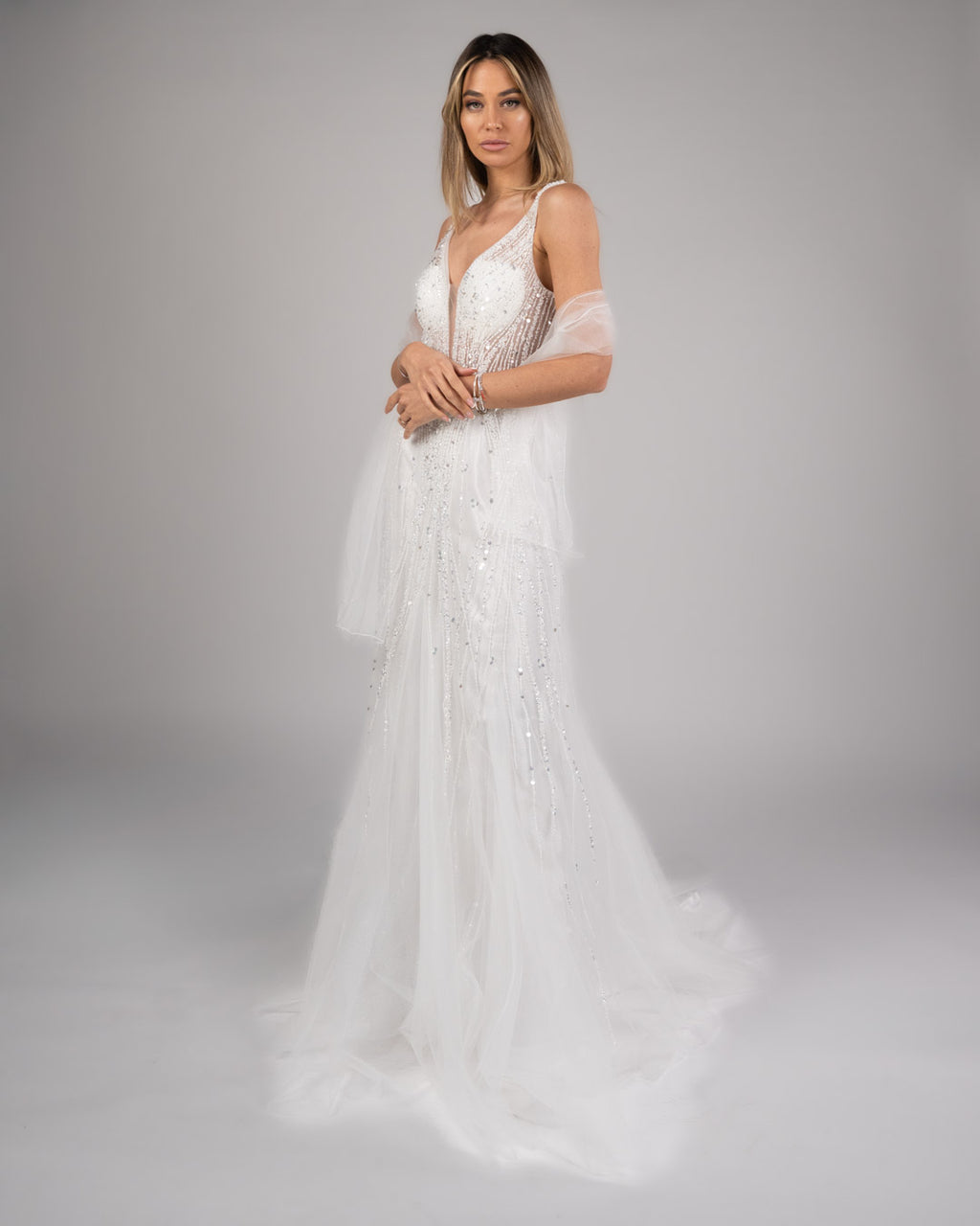 BERTI MODE COLLECTION - Abito da sposa bianco