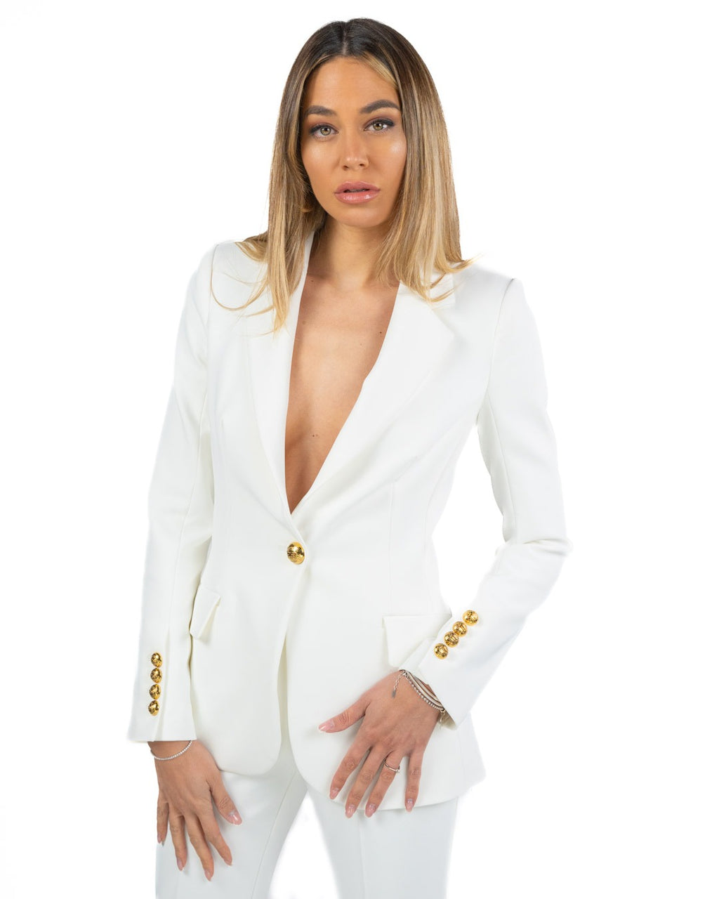 Elisabetta Franchi - Giacca Avorio