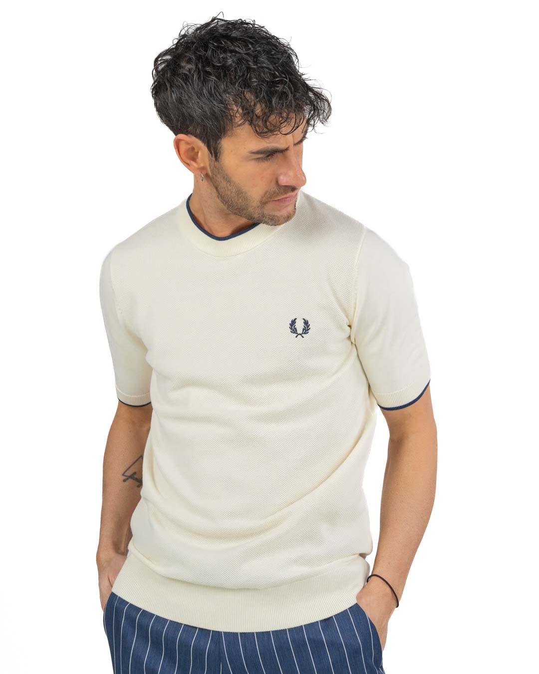 Fred Perry - Maglia Ecru