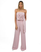 MARELLA - Pantalone in Crepe Rosa