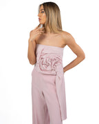 MARELLA - Top Rosa con Applicazione