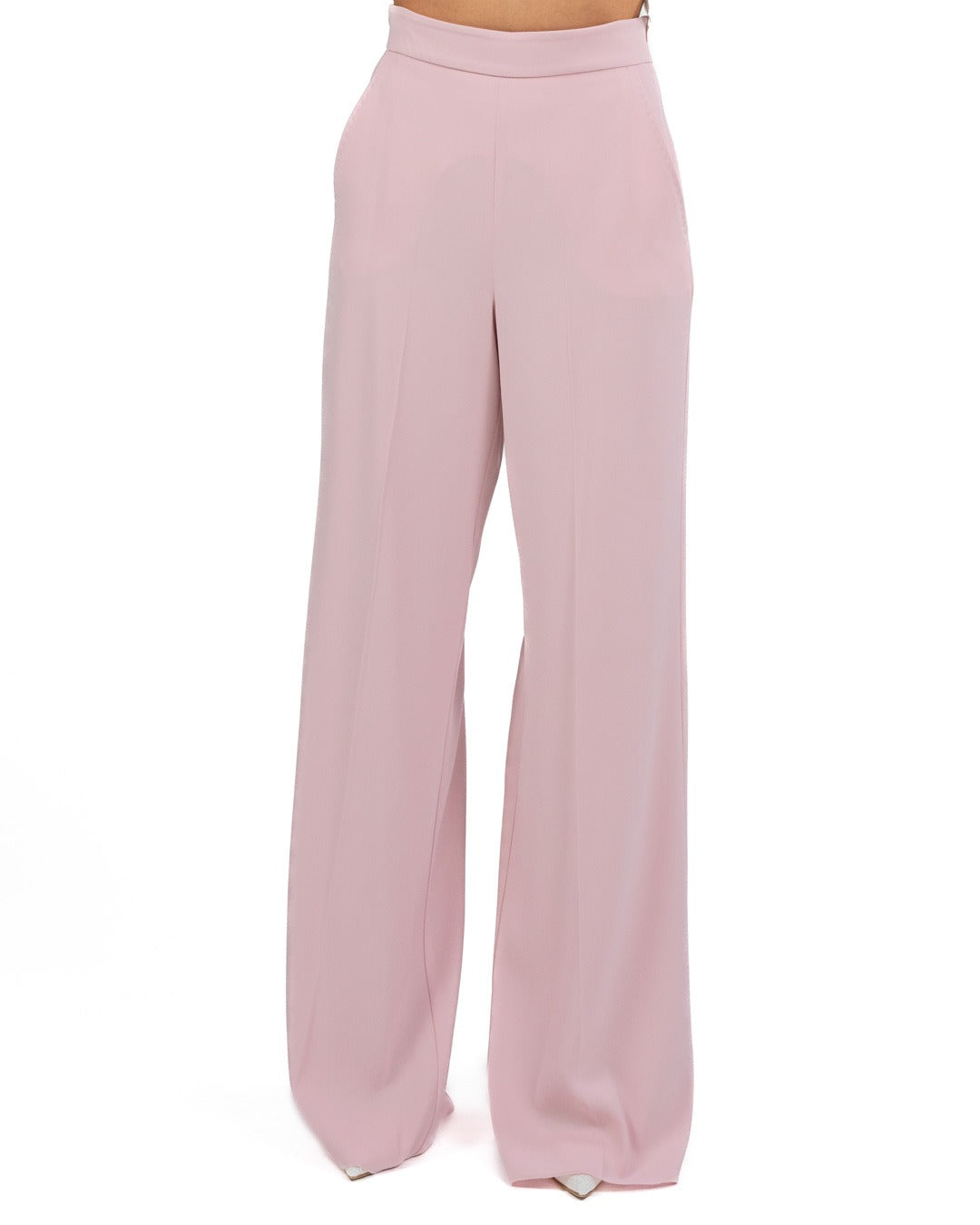 MARELLA - Pantalone in Crepe Rosa