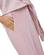 MARELLA - Pantalone in Crepe Rosa
