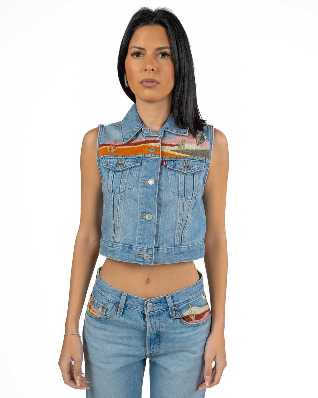 LEVI'S - Gilet con ricamo