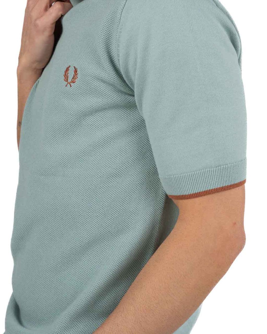 FRED PERRY - Maglia Salvia