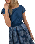 Berti Mode Collection - Abito Mikado Fantasia Blu