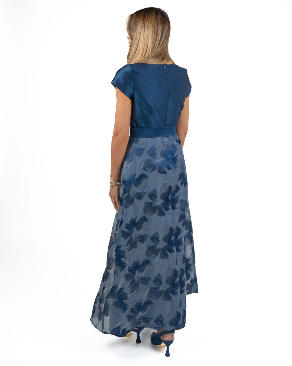 Berti Mode Collection - Abito Mikado Fantasia Blu