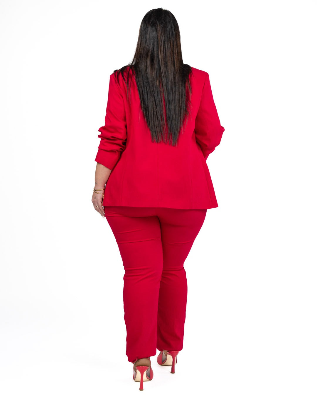 PERSONA - Pantalone Viscosa Rosso