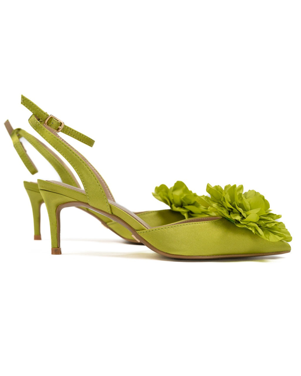 RINASCIMENTO - Decolletè con Fiore Lime