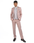 MUSANI - Abito 5 Pezzi Rosa Salmone