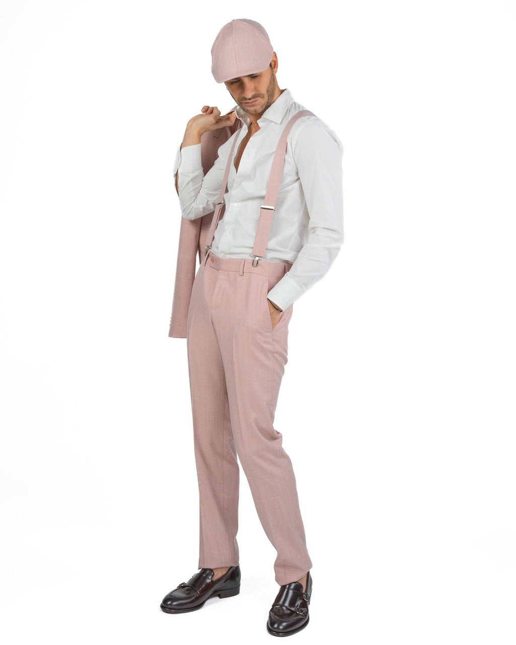 MUSANI - Abito 5 Pezzi Rosa Salmone