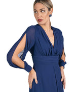 Berti Mode Collection - Abito lungo blu notte