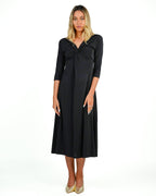 Weekend MaxMara - Abito crepe nero