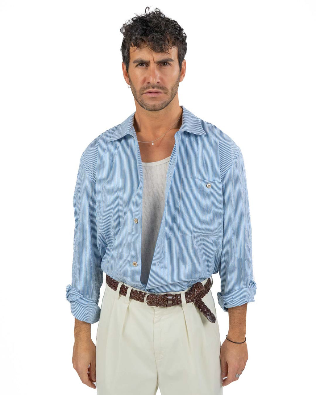 OVER/D - Trench corto Beige