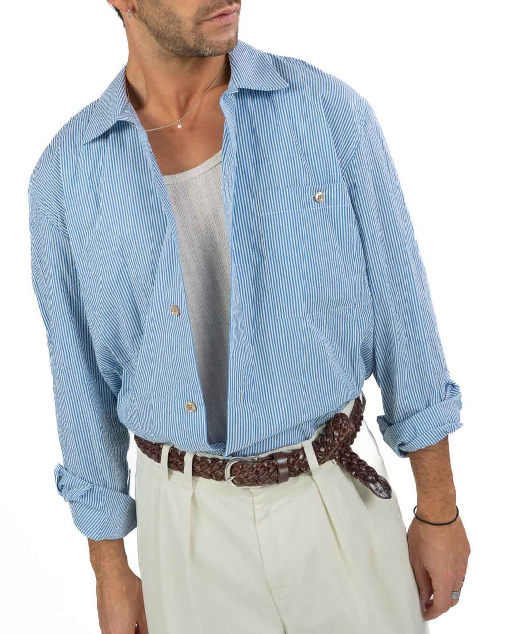 OUT FIT - Camicia a righe