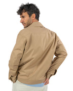 OVER/D - Trench corto Beige