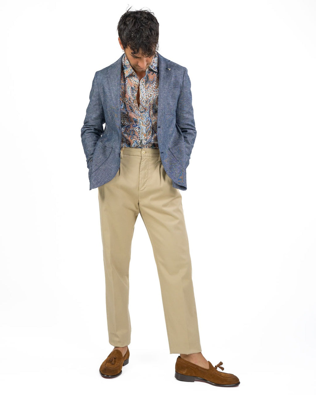 OVER/D - Trench corto Beige