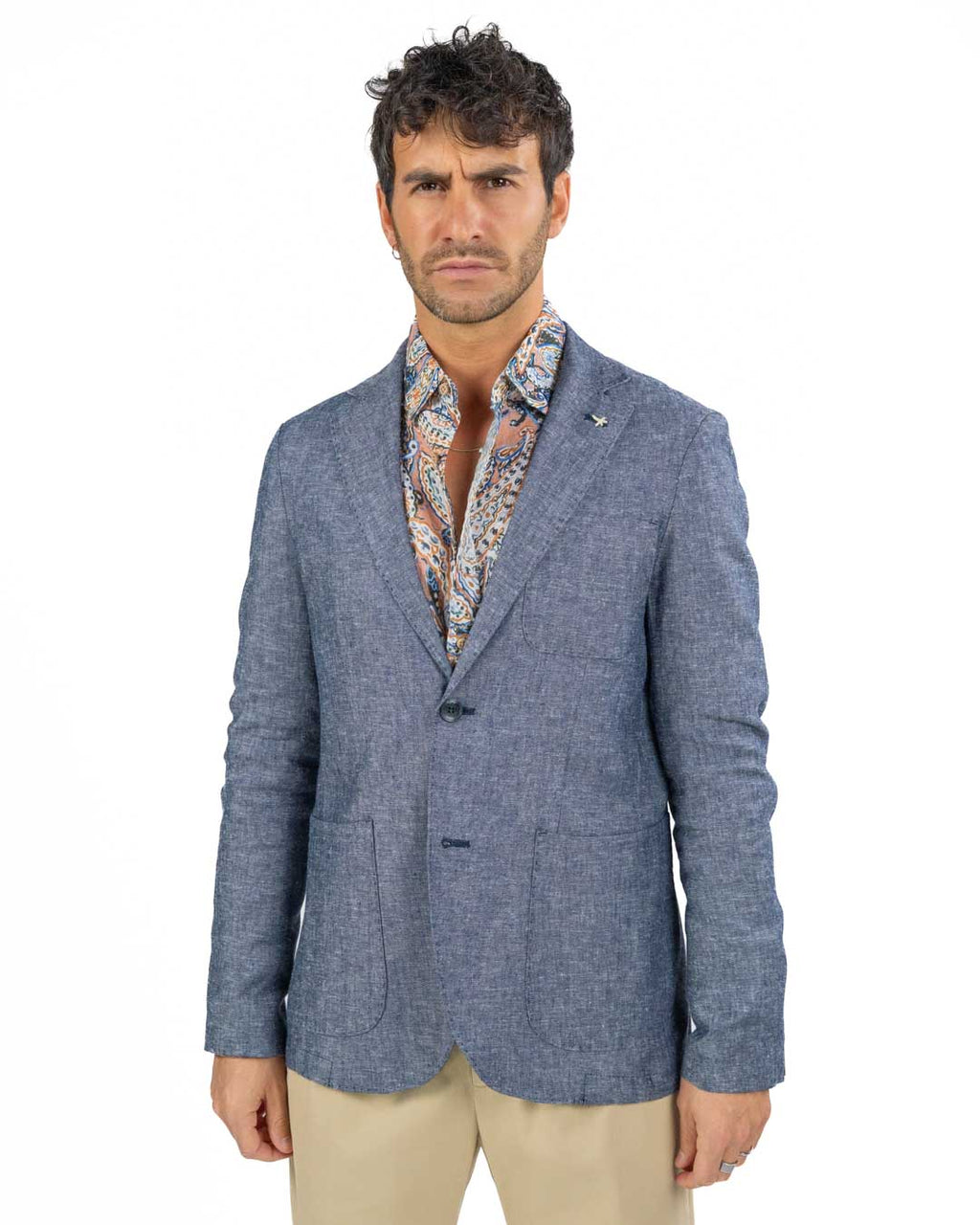 ATPCO - Giacca Blu Melange