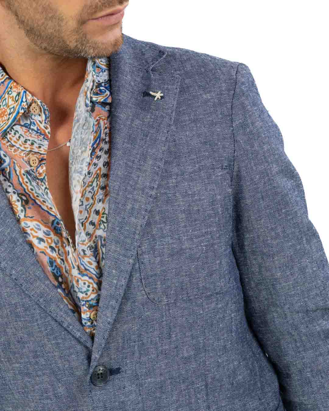 ATPCO - Giacca Blu Melange