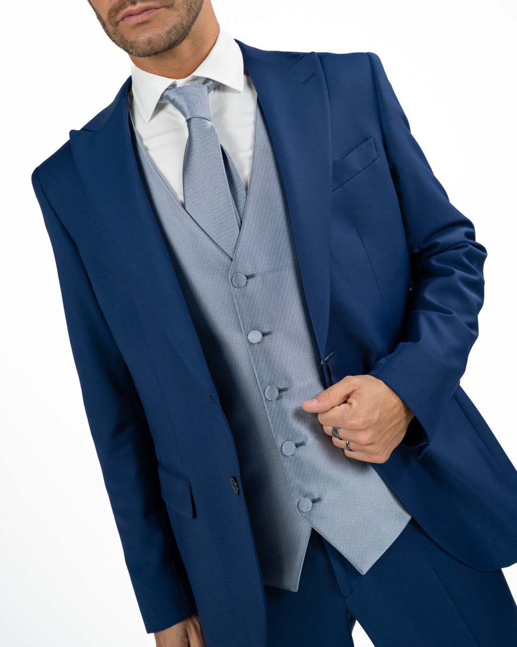 LEBOLE - Abito con Gilet e Papillon o Cravatta