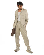 OVER/D - Trench corto Beige