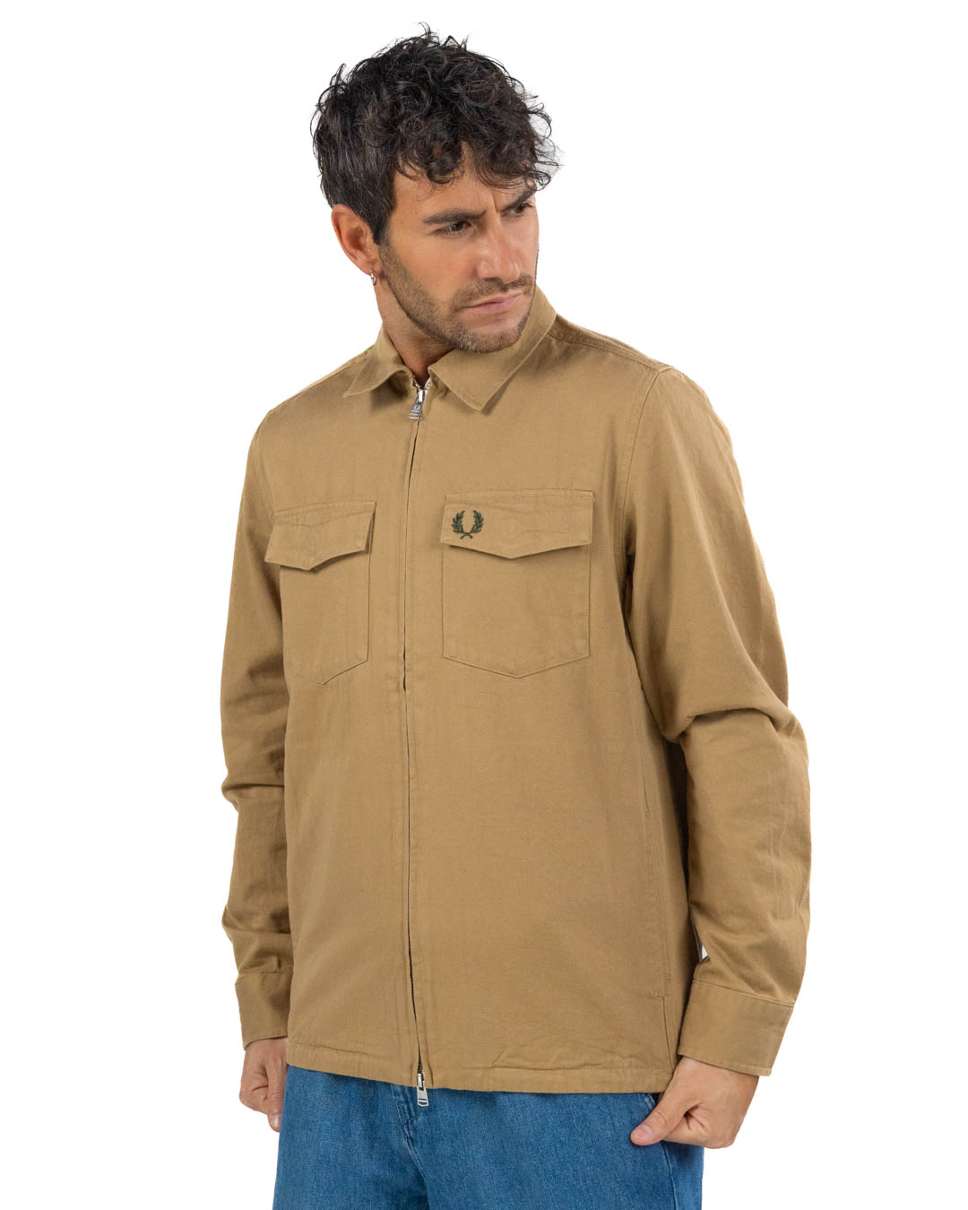 OVER/D - Trench corto Beige