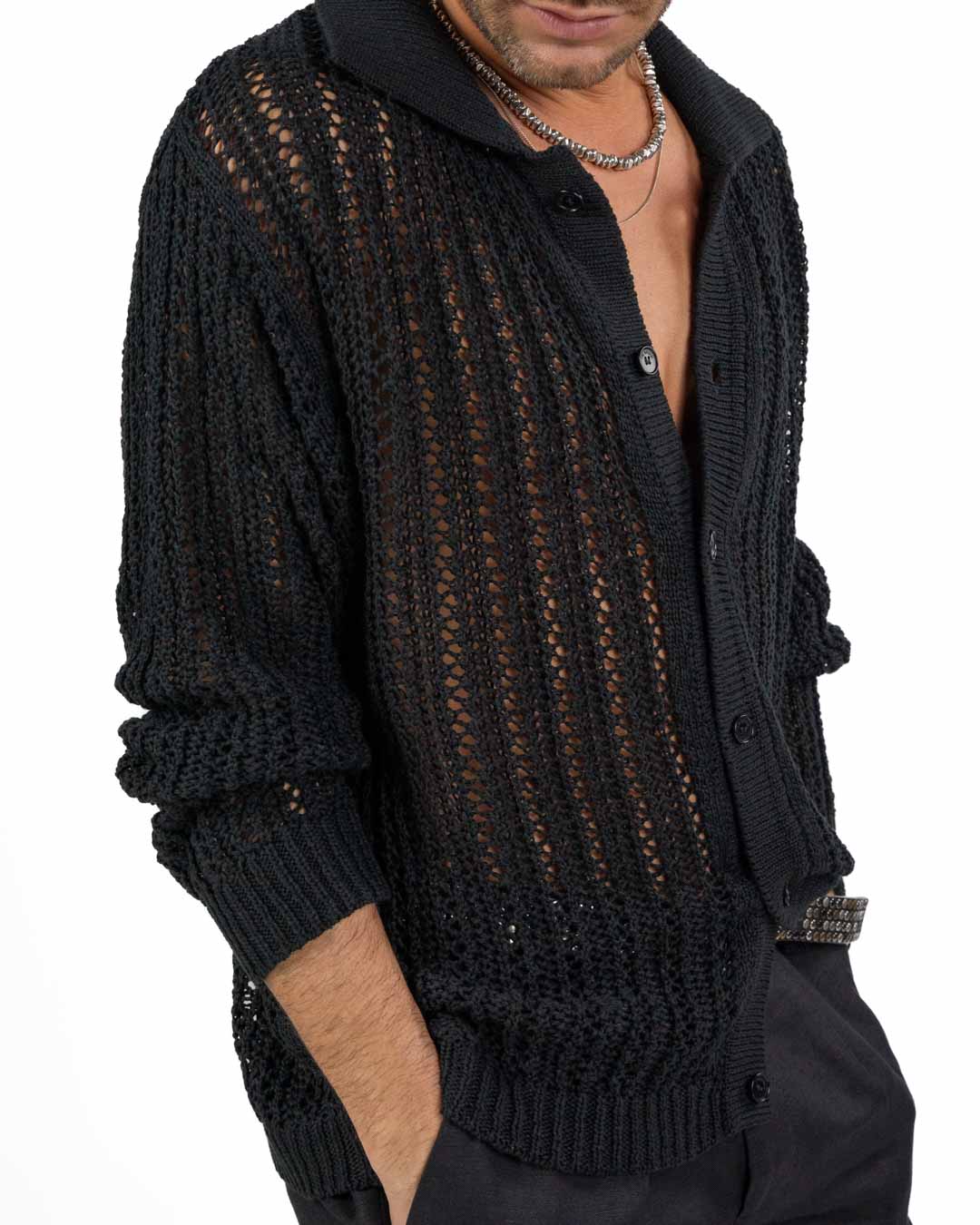 BOTTEGA ARTIGIANA - Camicia Fantasia Rosa e Verde