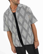 BOTTEGA ARTIGIANA - Camicia Fantasia Rosa e Verde