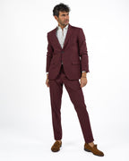 BERTI MODE COLLECTION - Abito da Uomo Bordeaux