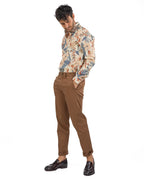 BOTTEGA ARTIGIANA - Camicia Fantasia Rosa e Verde