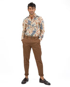 BOTTEGA ARTIGIANA - Camicia Fantasia Rosa e Verde