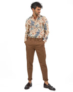 BOTTEGA ARTIGIANA - Camicia Fantasia Rosa e Verde