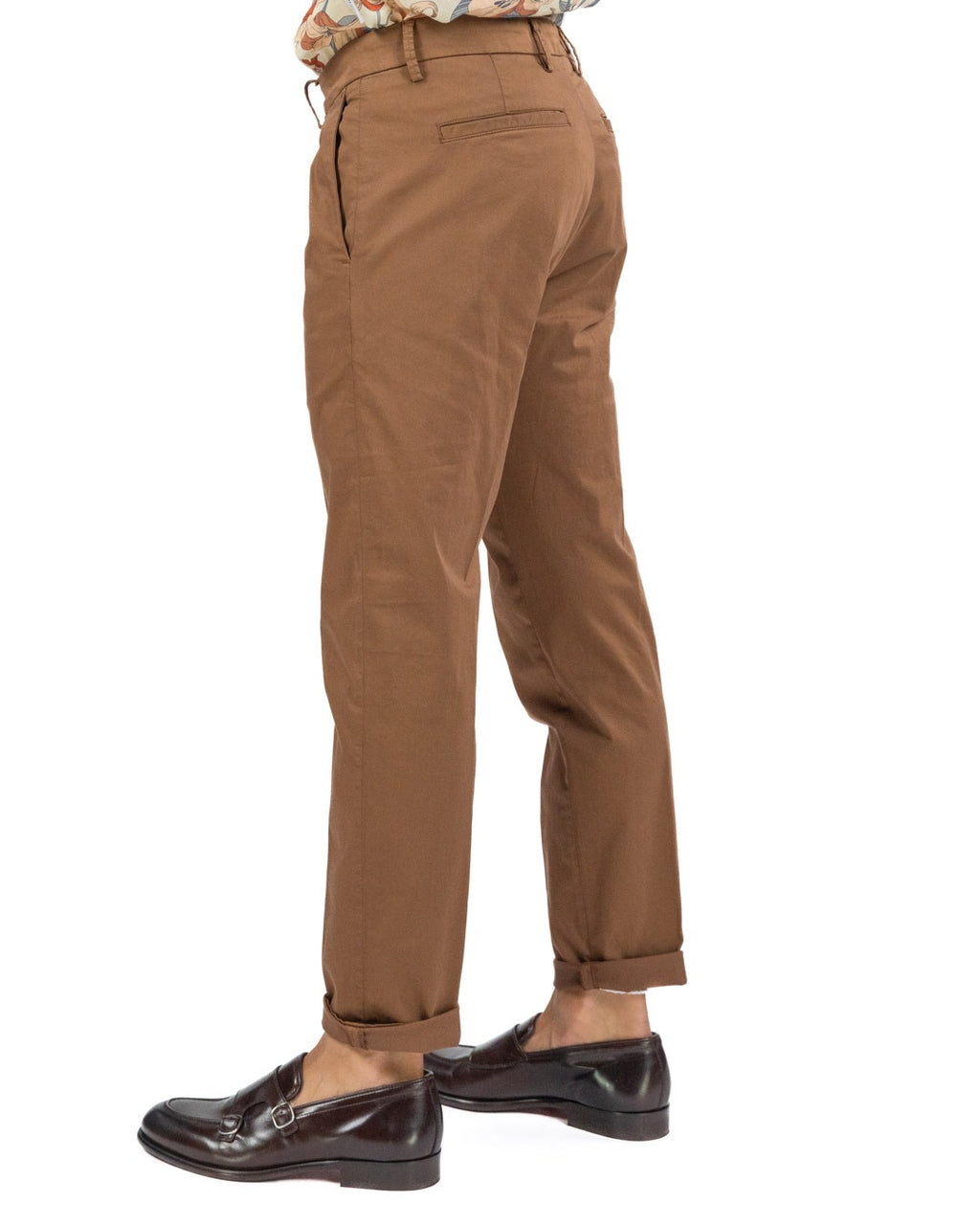 SIVIGLIA - Pantalone Chinos Tabacco