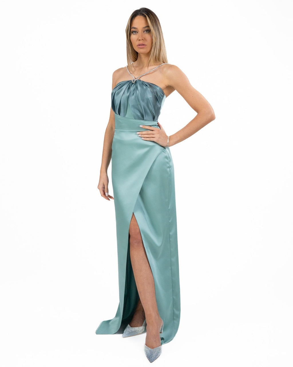 BOTTEGA ARTIGIANA - Camicia Fantasia Rosa e Verde