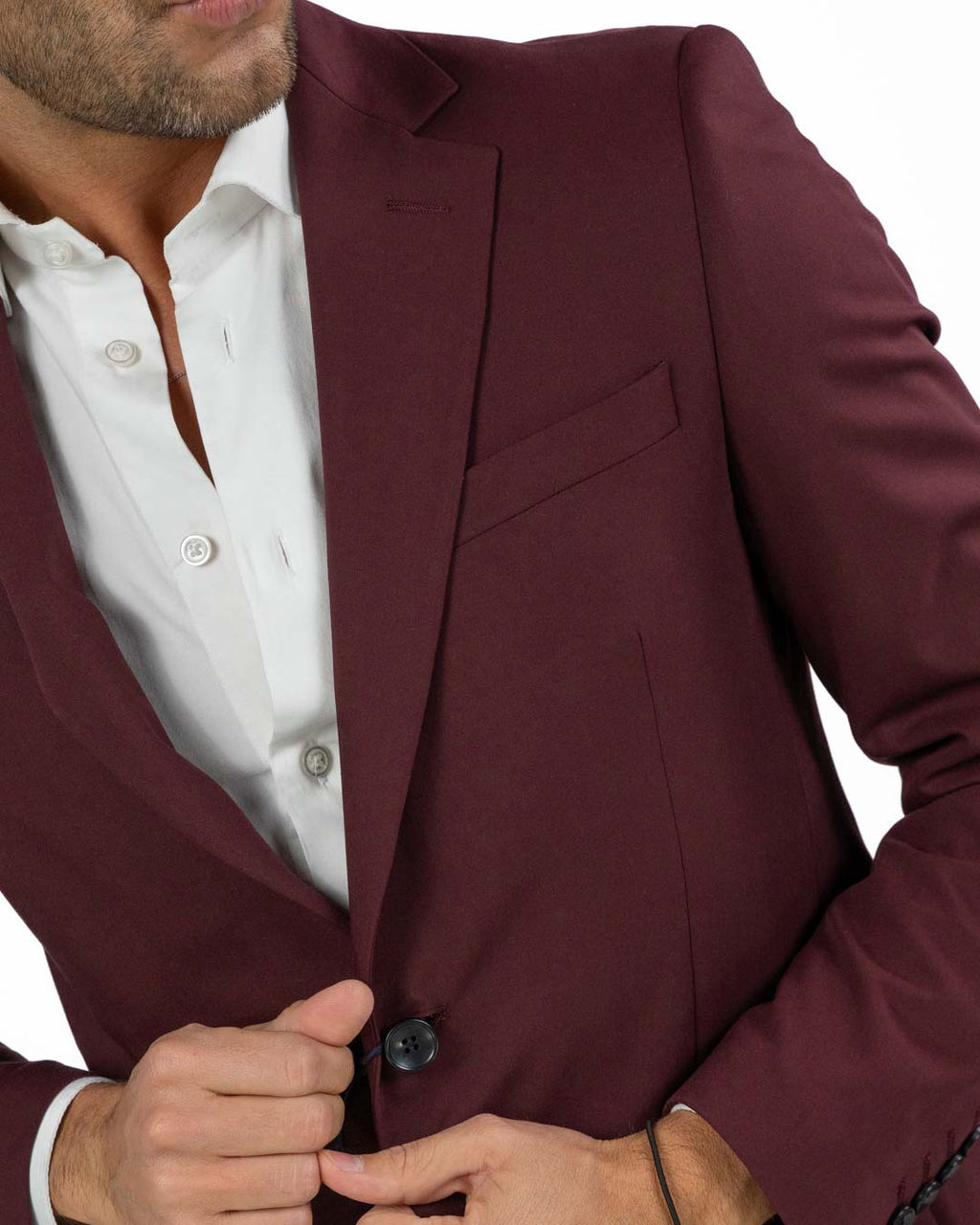 BERTI MODE COLLECTION - Abito da Uomo Bordeaux