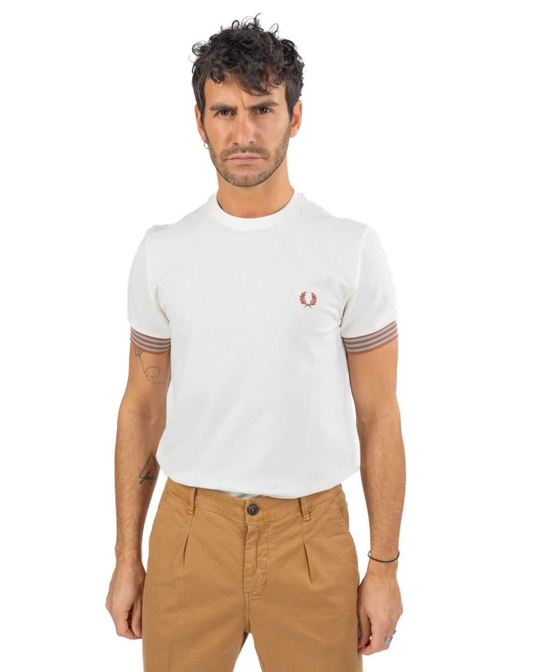 BOTTEGA ARTIGIANA - Camicia Fantasia Rosa e Verde