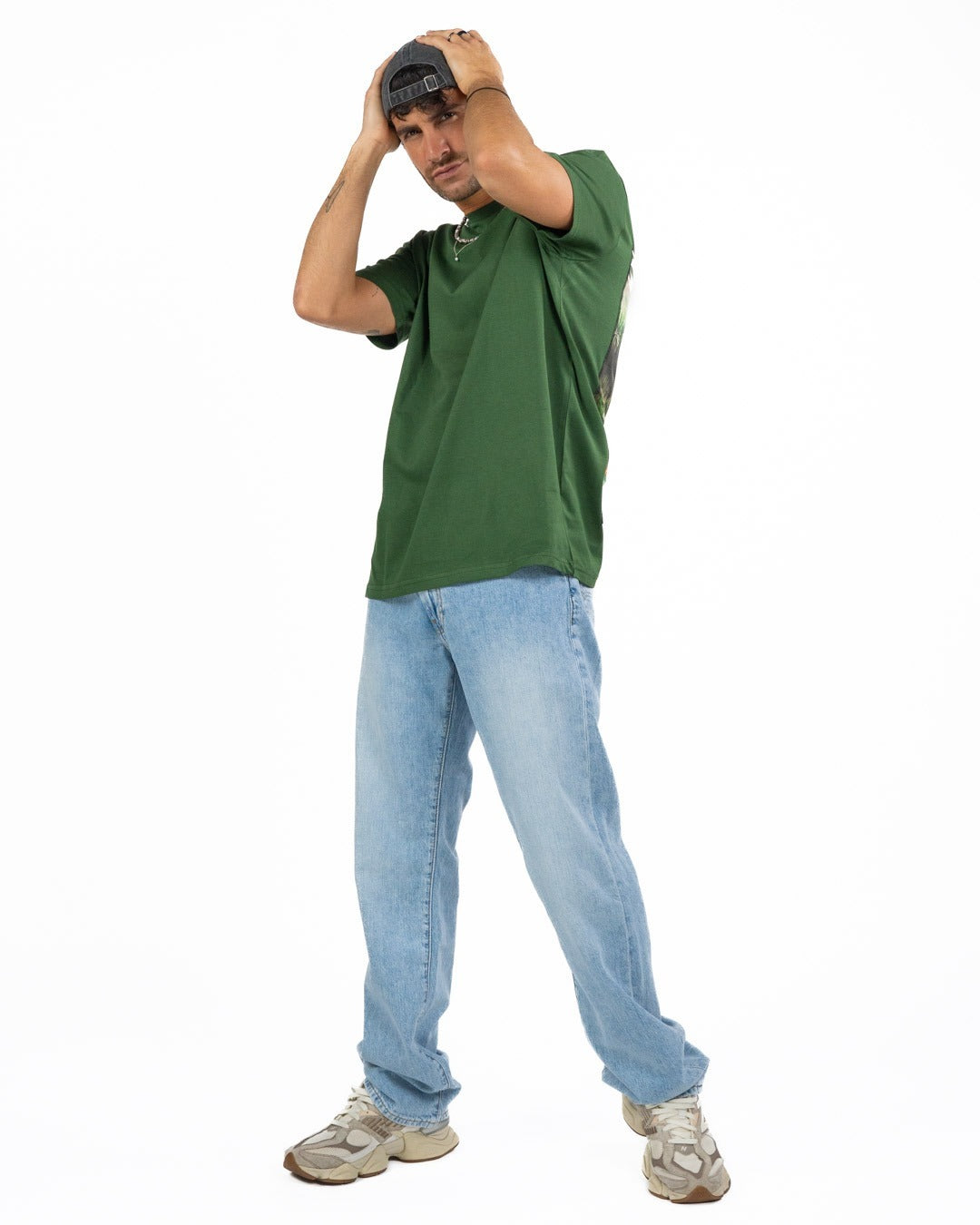 BOTTEGA ARTIGIANA - Camicia Fantasia Rosa e Verde