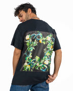 BASTILLE - T-shirt con Stampa in Seta Nera