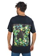 BASTILLE - T-shirt con Stampa in Seta Nera