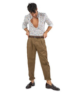 BOTTEGA ARTIGIANA - Camicia Fantasia Rosa e Verde