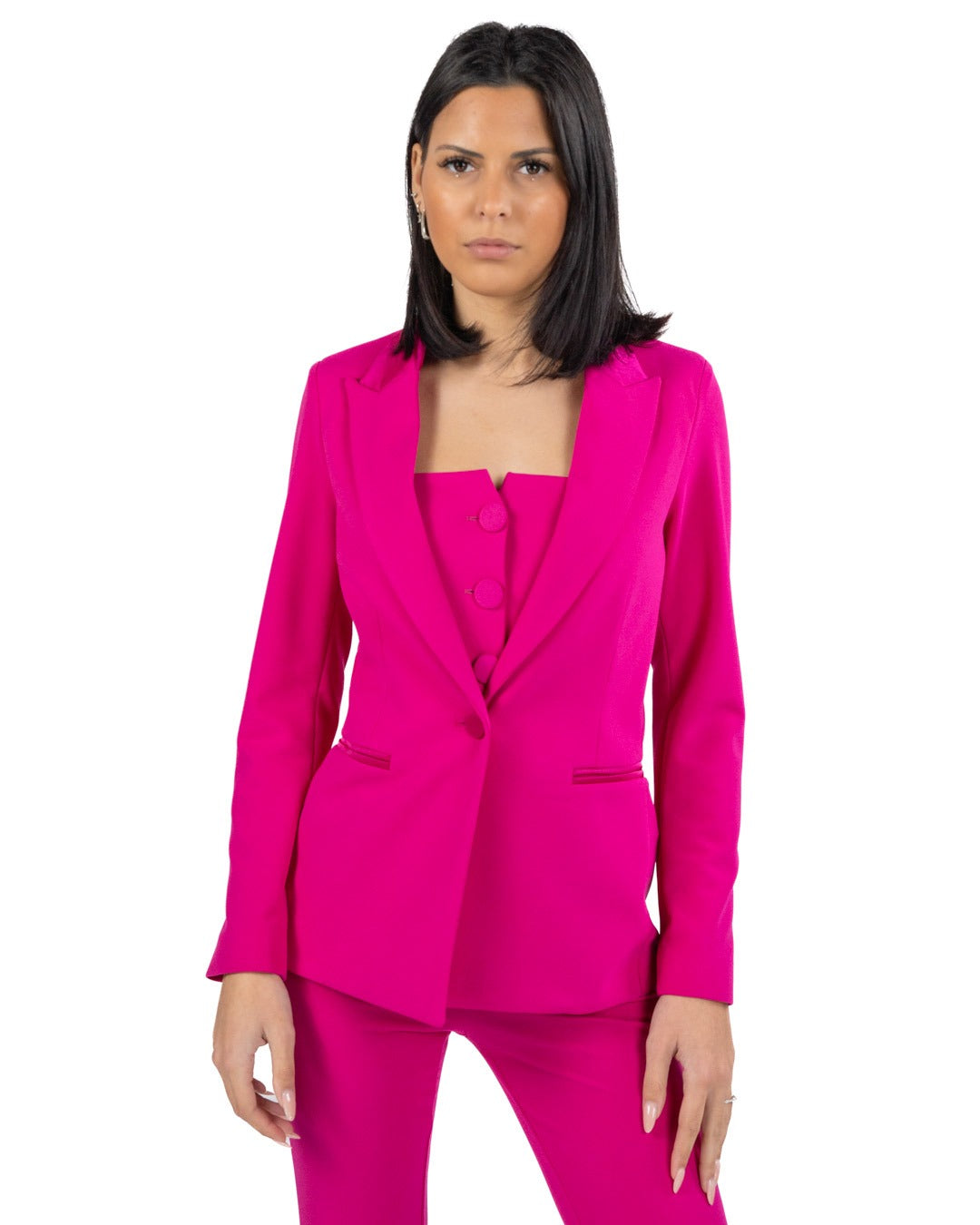 BOTTEGA ARTIGIANA - Camicia Fantasia Rosa e Verde